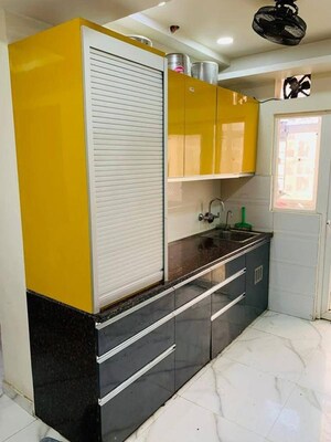 Kitchen in 2 BHK Apartment at Geotech Pristine Avenue, Sector 16c Greater Noida – for Rent