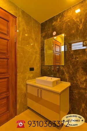 Bathroom in 3 BHK Builder Floor at Parklands, Sector 85 – for Sale