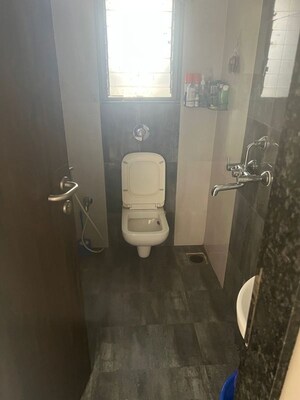 Bathroom in 1 BHK Apartment at Sethia Aashray Phase 1, Kandivali East – for Rent