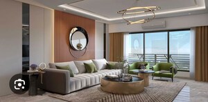Living Room in 3 BHK Apartment at Raymond Aashiyana, Vartak Nagar – for Sale