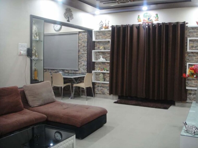 Living Room, cosmos-apartment 3 Bedroom 1360 Sq.Ft. Apartment In Hadapsar Pune 10343513