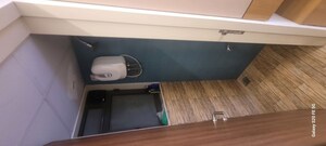 Bathroom in 1 BHK Apartment at Lodha Crown Quality Homes, Majiwada – for Rent