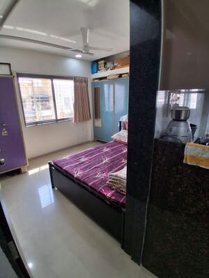 Bedroom in 1 BHK Apartment at Shagun Sunshine Hills 2, Pisoli – for Rent