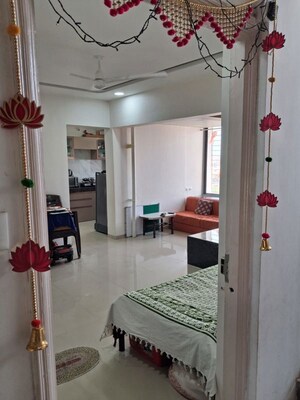 Bedroom in 1 BHK Apartment at Shagun Sunshine Hills 2, Pisoli – for Rent