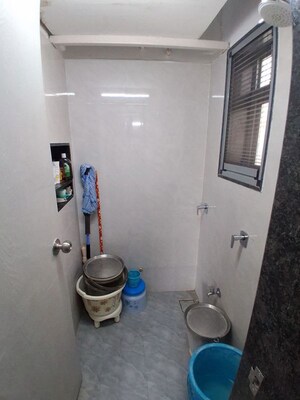 Bathroom in 1 BHK Apartment at Shagun Sunshine Hills 2, Pisoli – for Rent