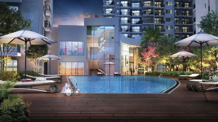 Swimming Pool, godrej-habitat 4 Bedroom 2400 Sq.Ft. Apartment In Sector 3 Gurgaon 10342802