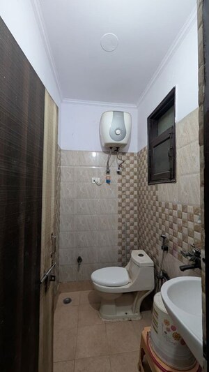 Bathroom in 3 BHK Builder Floor at Shakti Khand iv – for Rent