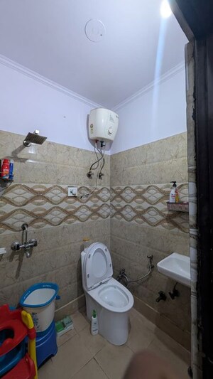 Bathroom in 3 BHK Builder Floor at Shakti Khand iv – for Rent