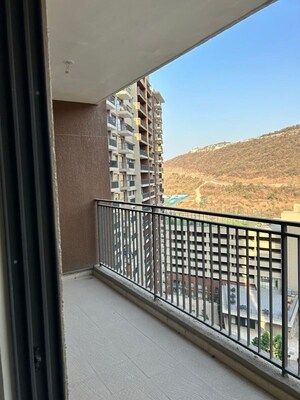 Balcony in 2.5 BHK Apartment at Shapoorji Pallonji Vanaha Springs, Bavdhan – for Rent