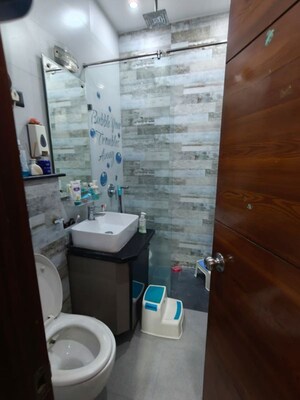 Bathroom in 3 BHK Apartment at Greater Kailash ii – for Rent