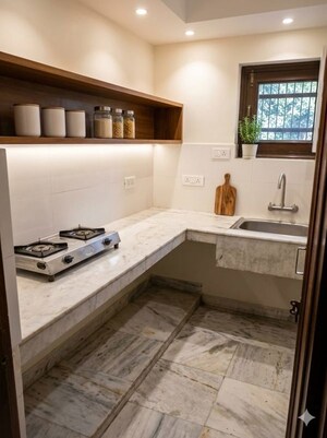 Kitchen in 2 BHK Builder Floor at Sector 38 – for Rent