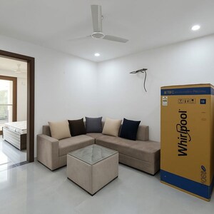 Living Room in 1 BHK Builder Floor at Medi City – for Rent