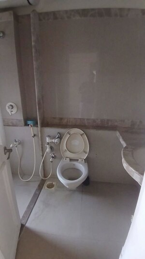 Bathroom in 3 BHK Apartment at Raheja Acropolis, Deonar – for Rent