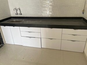 Kitchen in 1.5 BHK Apartment at Sankla Satyam Niranjani, Hadapsar – for Rent
