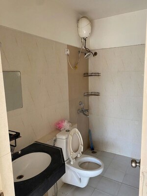 Bathroom in 2 BHK Apartment at Godrej Horizon, Mohammadwadi – for Rent