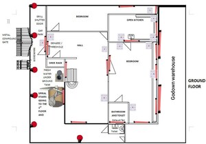 Floor Plan in 5 BHK Villa at Alto Porvorim – for Sale