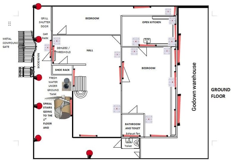 Floor Plan, alto porvorim 5 Bedroom 420 Sq.Mt. Villa In Alto Porvorim Goa 10344755