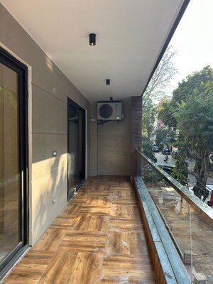 Balcony in 3 BHK Builder Floor at Sector 25 – for Rent