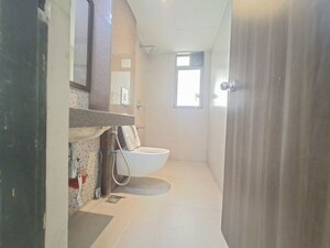 Bathroom in 2 BHK Apartment at Lodha Luxuria Priva, Majiwada – for Rent