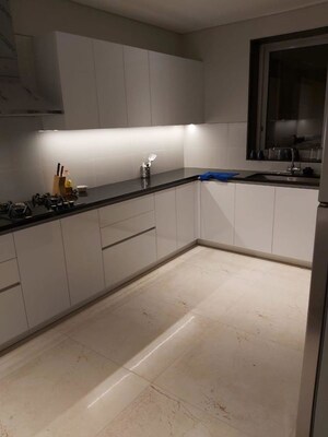 Kitchen in 4 BHK Apartment at Panchshil Towers, Kharadi – for Rent