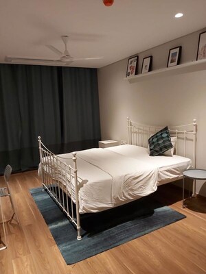 Bedroom in 4 BHK Apartment at Panchshil Towers, Kharadi – for Rent