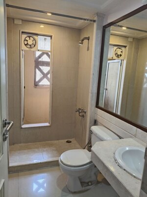 Bathroom in 3 BHK Apartment at Hiranandani Estate, Ghodbunder Road – for Rent