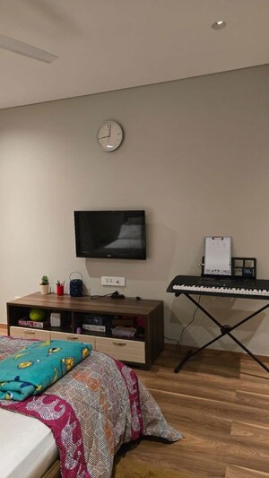 Bedroom in 3.5 BHK Apartment at Panchshil Towers, Kharadi – for Rent