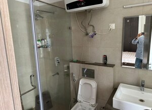Bathroom in 3 BHK Apartment at Emaar Palm Premier, Sector 77 – for Rent