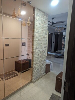 Bathroom in 3 BHK Apartment at Soham Tropical Lagoon, Ghodbunder Road – for Rent