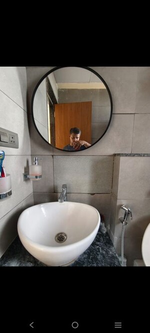 Bathroom in 3 BHK Apartment at Artham 41, Chandkheda – for Rent