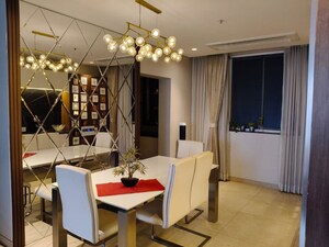 Dining area in 3.5 BHK Apartment at Panchshil Towers, Kharadi – for Rent