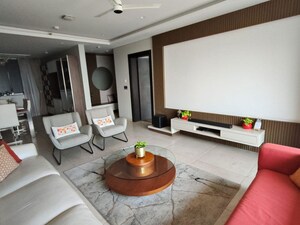 Living Room in 3.5 BHK Apartment at Panchshil Towers, Kharadi – for Rent
