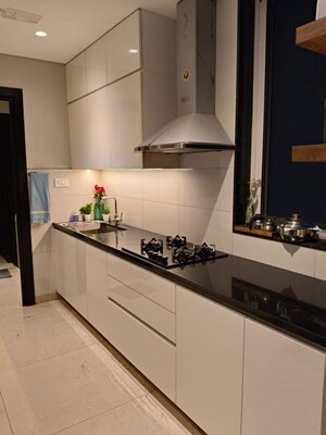 Kitchen in 3.5 BHK Apartment at Panchshil Towers, Kharadi – for Rent
