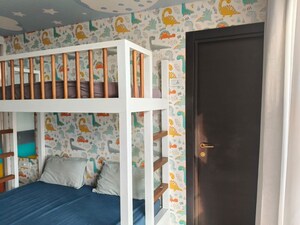 Bedroom in 3.5 BHK Apartment at Panchshil Towers, Kharadi – for Rent