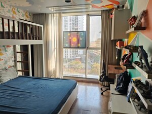 Bedroom in 3.5 BHK Apartment at Panchshil Towers, Kharadi – for Rent