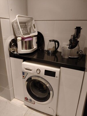 Laundry Area in 3.5 BHK Apartment at Panchshil Towers, Kharadi – for Rent
