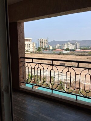 Balcony in 2 BHK Apartment at Nyati Exuberance 1, Undri – for Rent