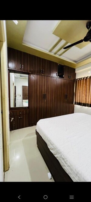 Bedroom in 3 BHK Apartment at Shree Sun Premium, Sola – for Rent