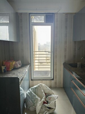Living Room in 3 BHK Apartment at Sheth Zuri, Laxmi Nagar – for Rent