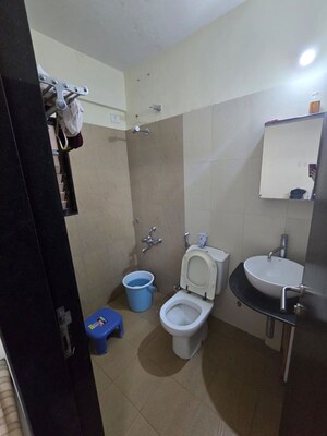 Bathroom in 2 BHK Apartment at Amit Colori, Undri – for Rent