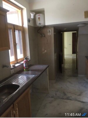 Kitchen in 3 BHK Builder Floor at Sunder Nagar – for Rent
