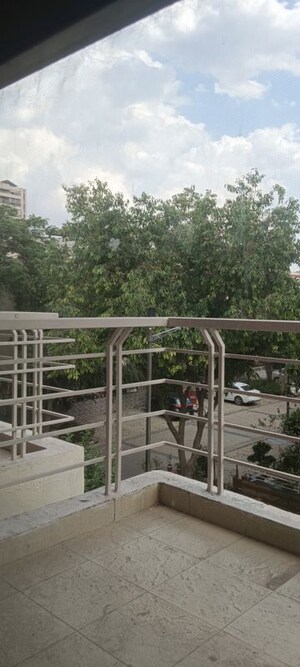 Balcony in 3.5 BHK Builder Floor at Orchid Island, Sector 51 – for Rent