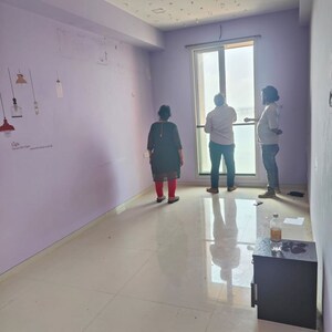Living Room in 2 BHK Apartment at Vraj Tiara, Worli – for Rent
