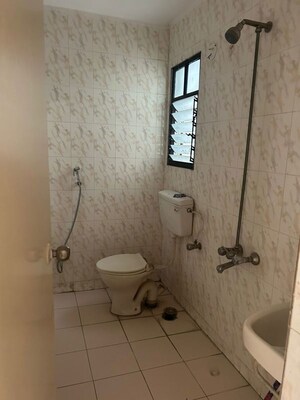 Bathroom in 3 BHK Independent House at Gulmohar Park Villa, Baner – for Rent