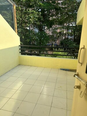 Balcony in 3 BHK Independent House at Gulmohar Park Villa, Baner – for Rent