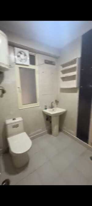 Bathroom in 3 BHK Apartment at Sector 6 Dwarka – for Rent