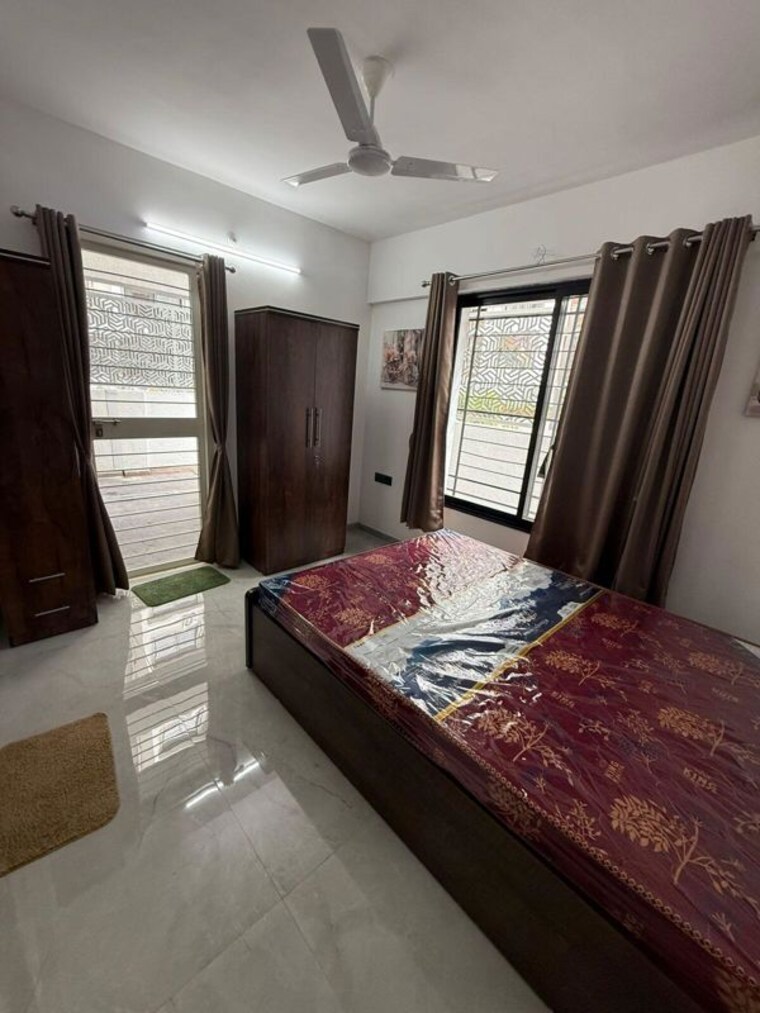 Bedroom, unique-youtopia 2 Bedroom 800 Sq.Ft. Apartment In Kharadi Pune 10345240