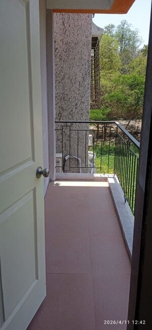 Balcony in 1 BHK Apartment at Panchshil Towers, Kharadi – for Rent