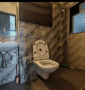 Bathroom in 2 BHK Apartment at Lodha Luxuria, Majiwada – for Sale