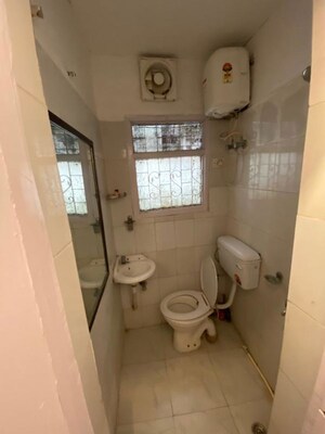 Bathroom in 1 RK Builder Floor at Vasant Vihar – for Rent